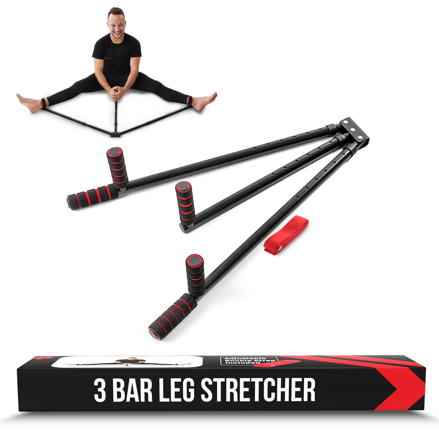 MAXSTRENGTH Ã‚Â® Leg Stretcher 3 Bar Martial Arts Training Stretching Heavy Duty Machine by MAXSTRENGTH